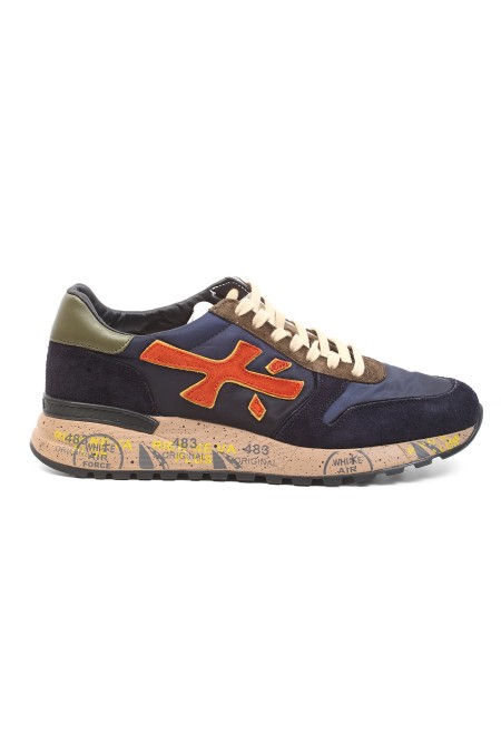Shop PREMIATA  Scarpe: Premiata sneakers MICK.
Logo Premiata.
Nylon decolorato effetto used.
Suola ergonomica.
Tomaia: 45% pelle di vitello 45% poliammide 10% poliuretano
Suola: 65% EVA 5% TPU (PLASTIC MATERIAL) 30% RUBBER.
Made in Vietnam.. MICK-6419